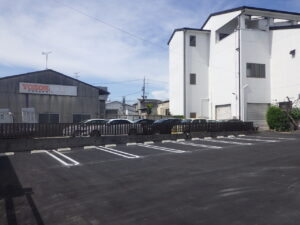 某会社様敷地内のアスファルト舗装工事