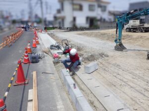 歩道の乗入工事